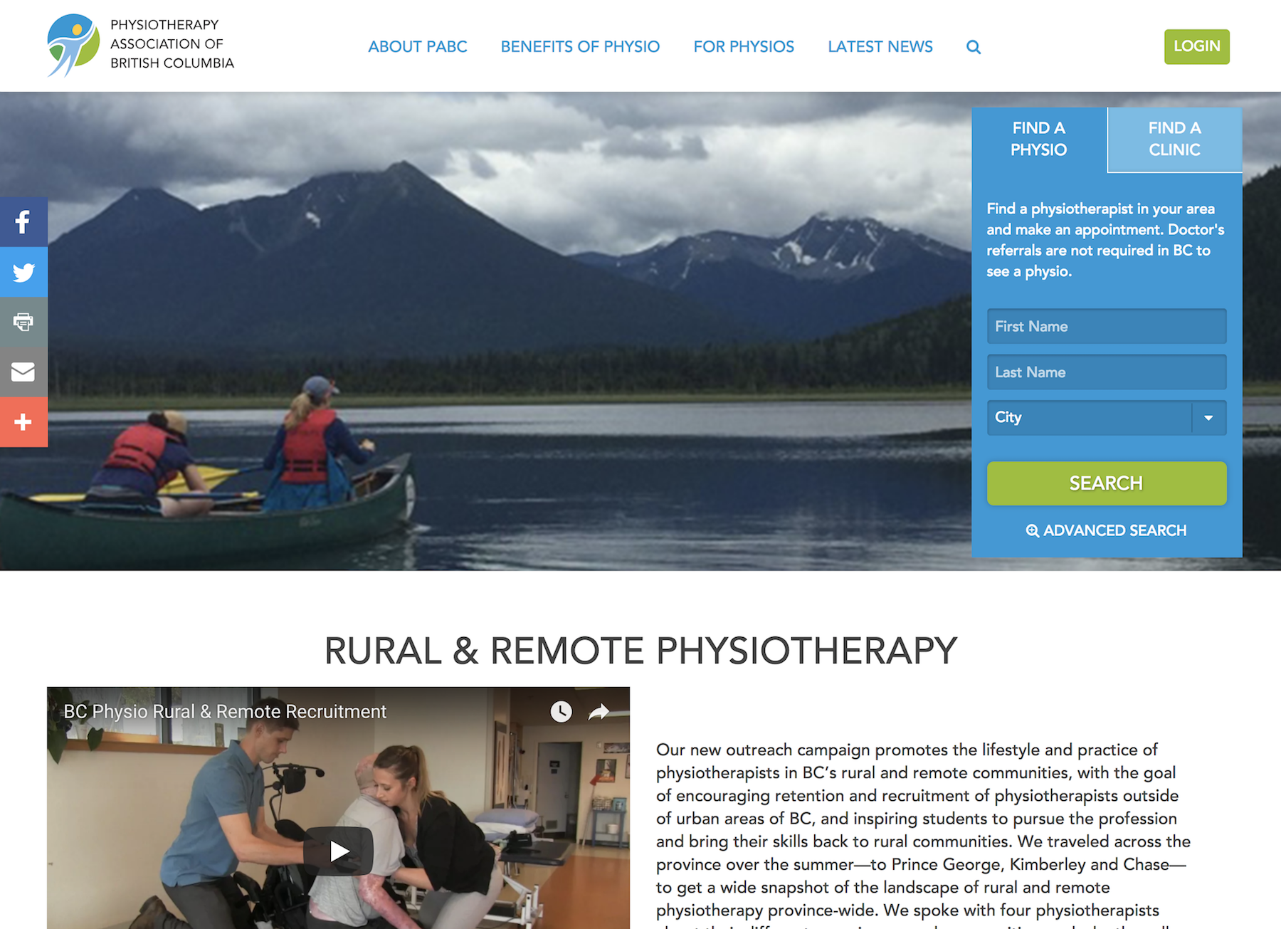 Physiotherapy Association of British Columbia